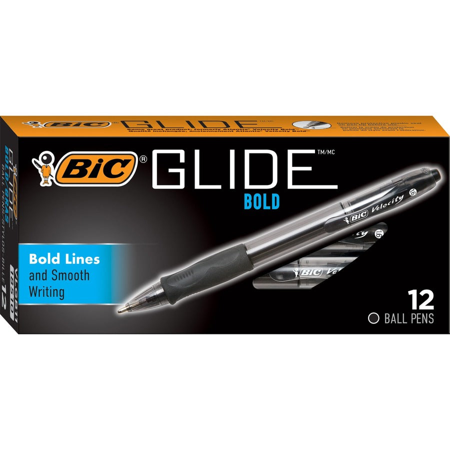 BIC Glide Bold Ball Pen - VLGB11BK