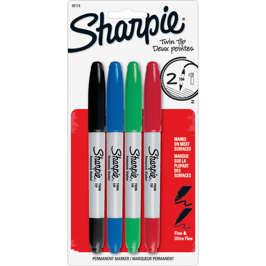 Sharpie Twin-Tip Markers