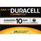 Duracell Coppertop Alkaline AAA Battery - MN2400 - MN2400BKD