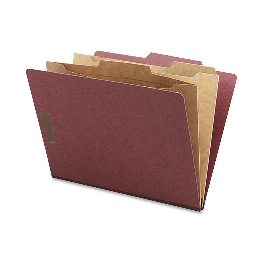 Nature Saver 2/5 Tab Cut Letter Recycled Classification Folder