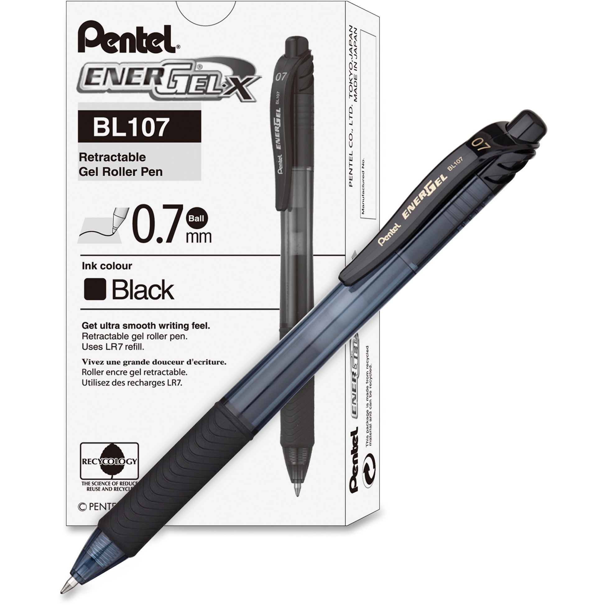 Pentel EnerGel-X Retractable Gel Pens