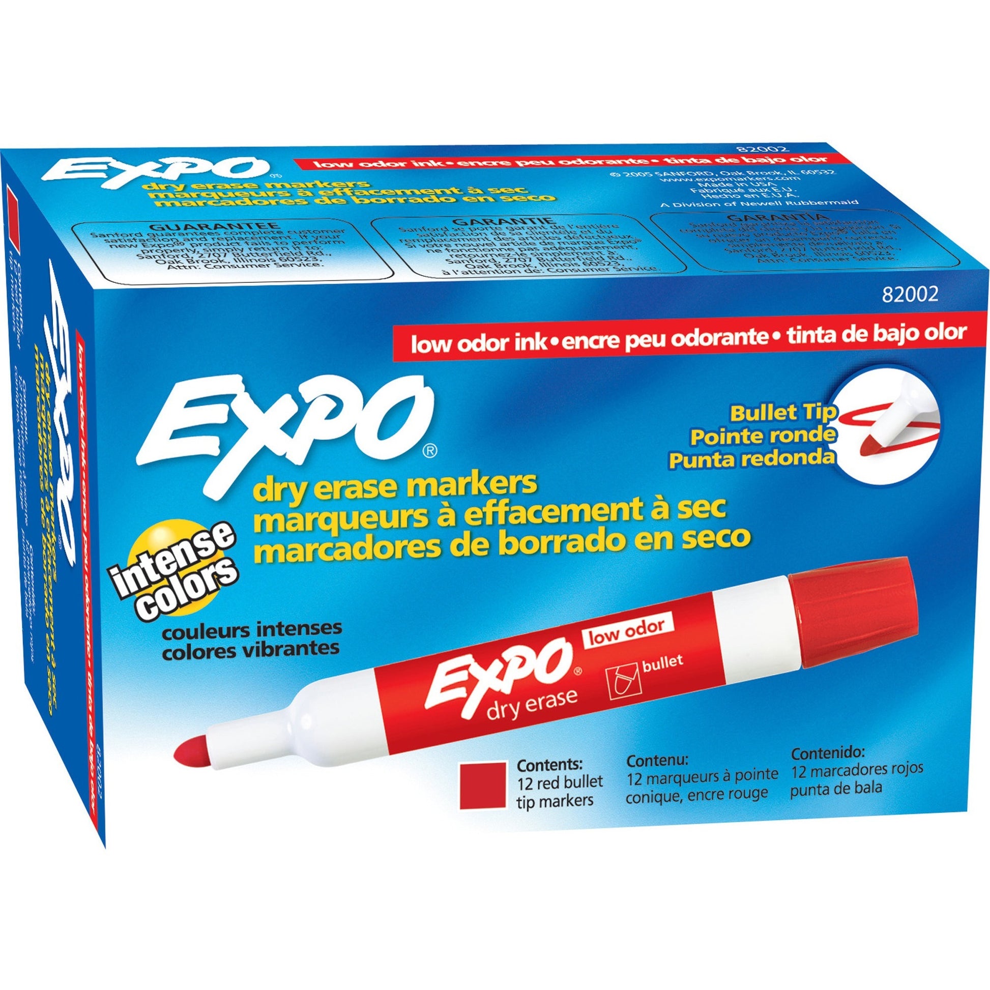 Expo Bold Color Dry-erase Markers