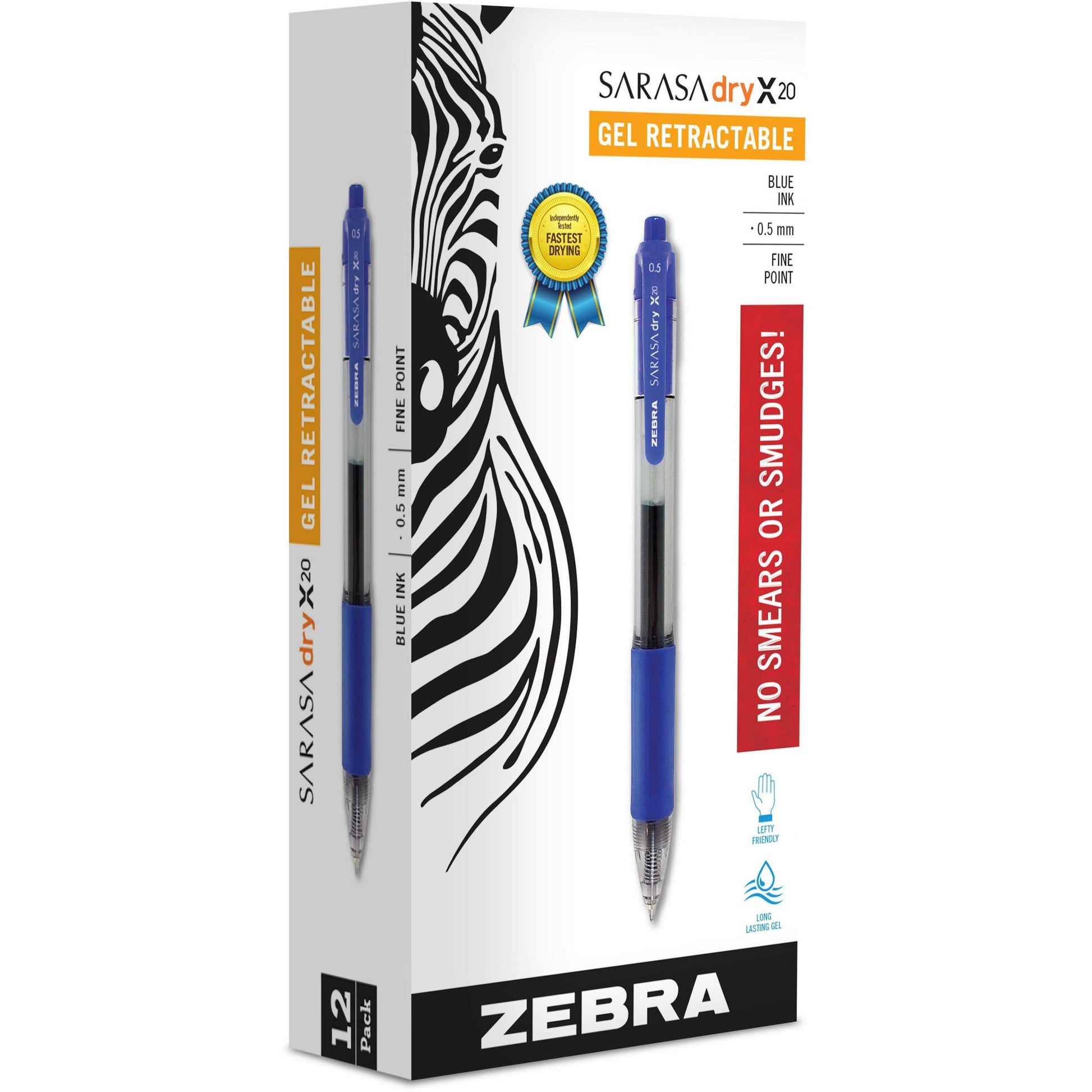 Zebra Pen Sarasa Dry X20 Gel Retractable Pens