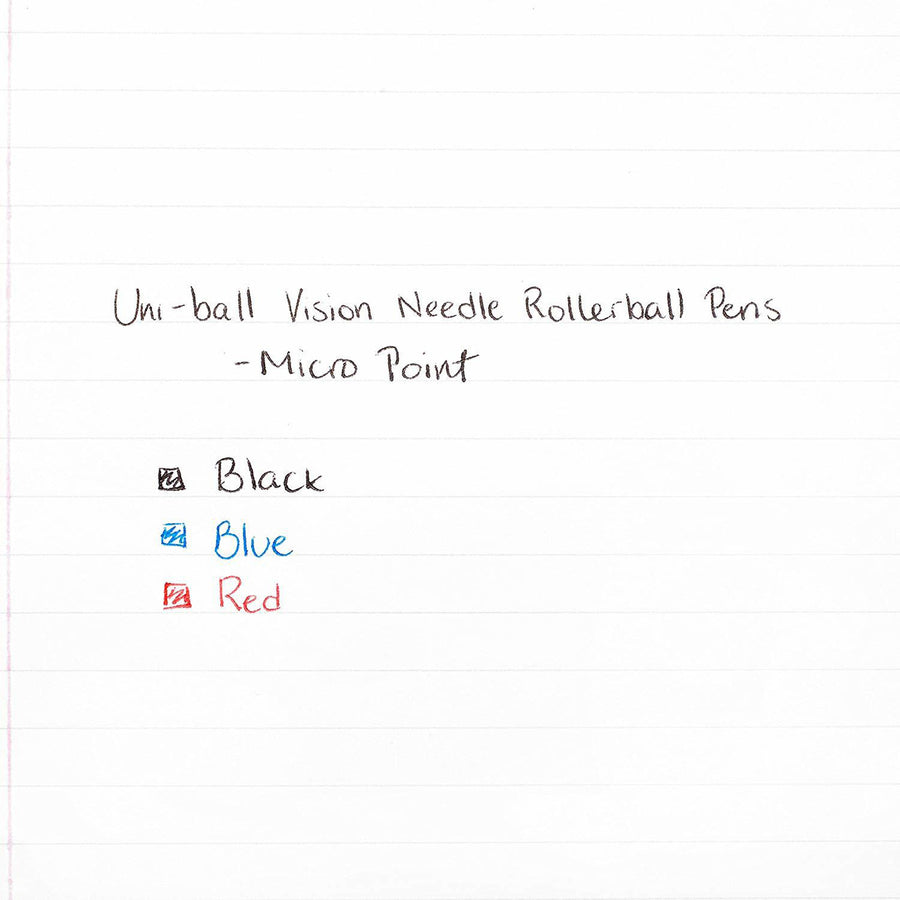 uni-ball Vision Needle Rollerball Pens - 1734918