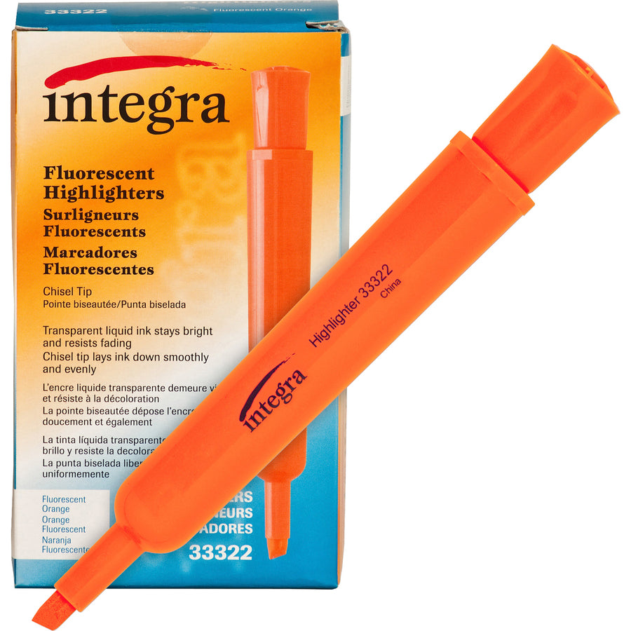 Integra Chisel Desk Liquid Highlighters - 33322