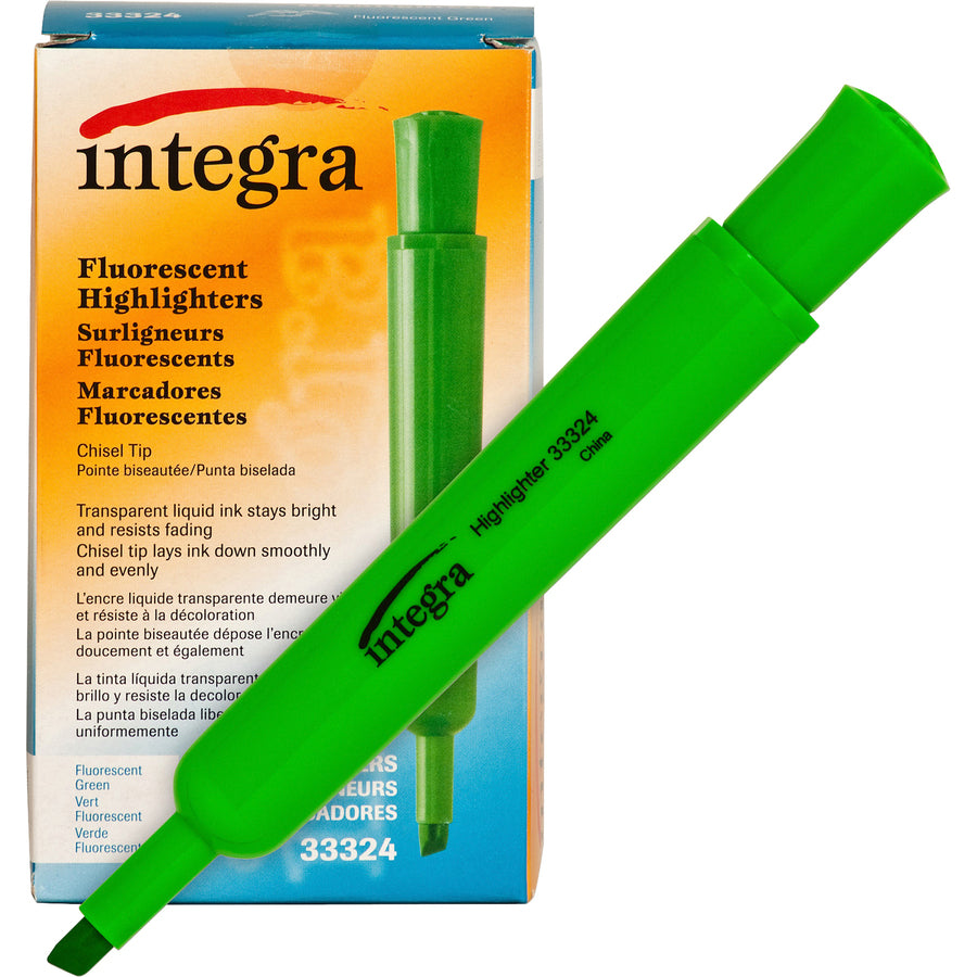 Integra Chisel Desk Liquid Highlighters - 33324