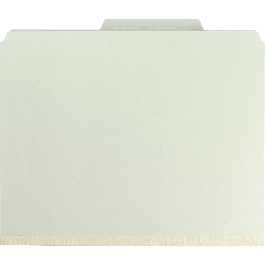 Smead SafeSHIELD 2/5 Tab Cut Letter Recycled Classification Folder - 14091