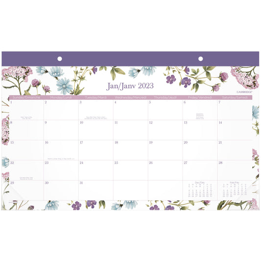 Cambridge Cambridge Monthly Desk Pad Calendar