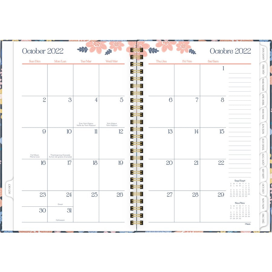 Mead Mead 15-Month Weekly/Monthly Planner - 6319-200F-23