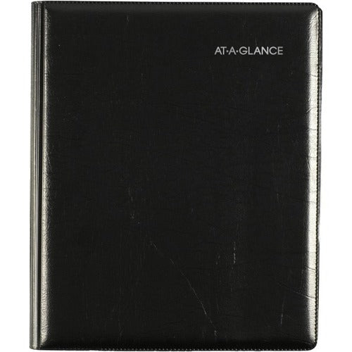 AT-A-GLANCE&reg; DayMinder Executive Refillable Weekly/Monthly Planner, 7&quot; x 8-3/4&quot;, Black, January To December 2022, G54500
