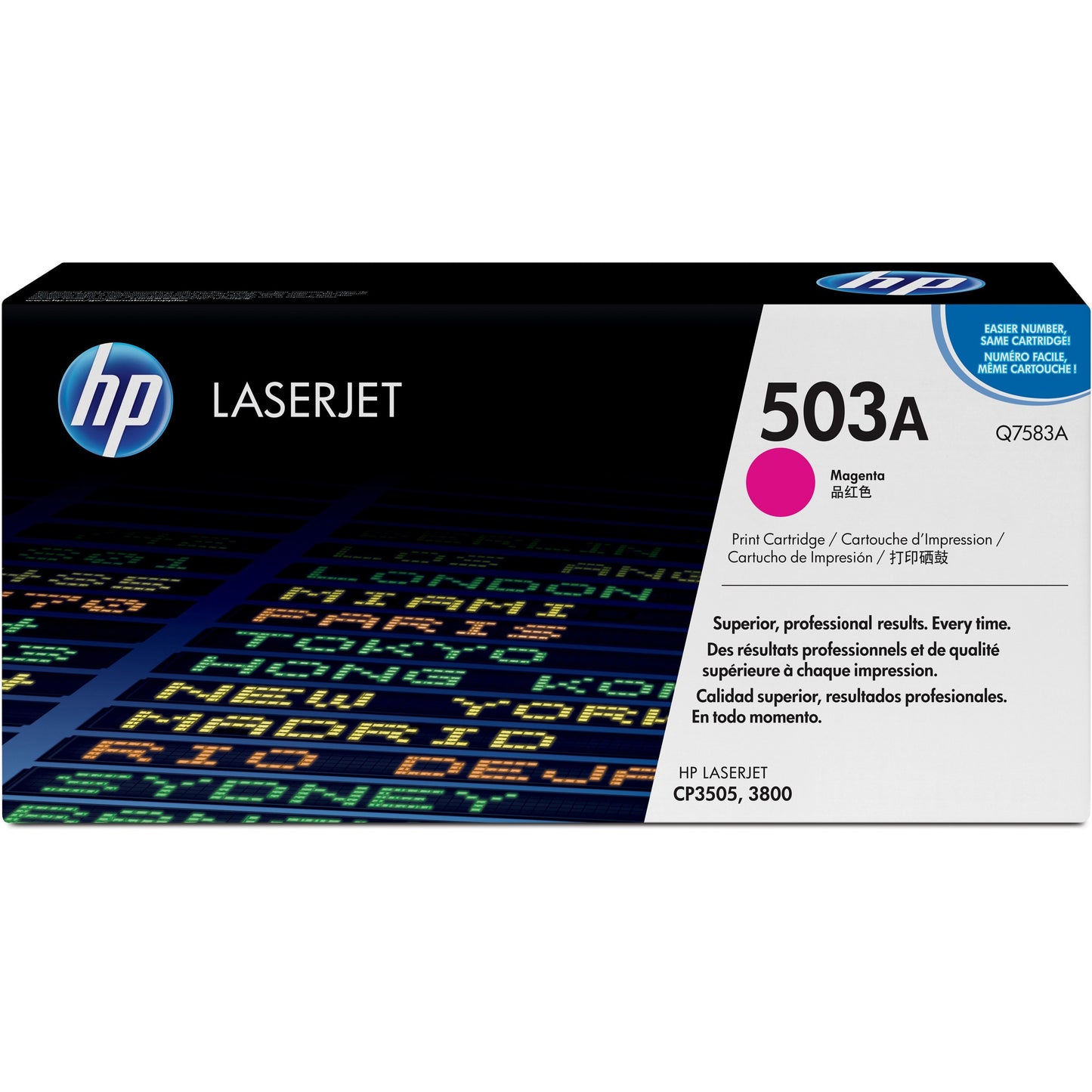 HP 503A (Q7583A) Original Toner Cartridge - Single Pack - Magenta