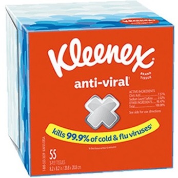 KLEENEX ANTI-VIRAL FACIAL 55sh