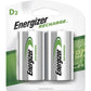 Energizer NiMH e2 Rechargeable D Batteries