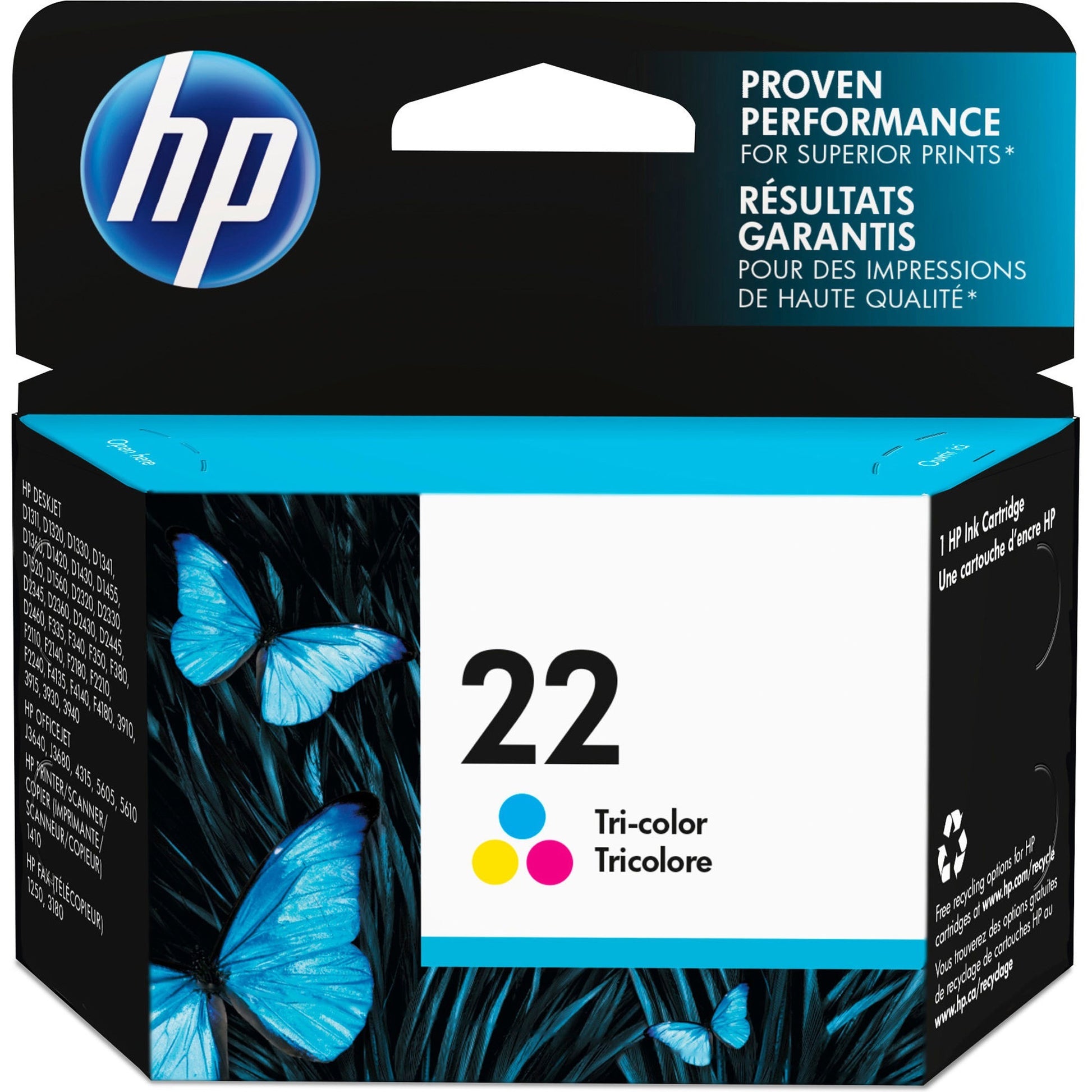 HP 22 Original Ink Cartridge - Single Pack