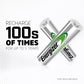 BATTERY, RECHARGE NIMH 'AA' *4