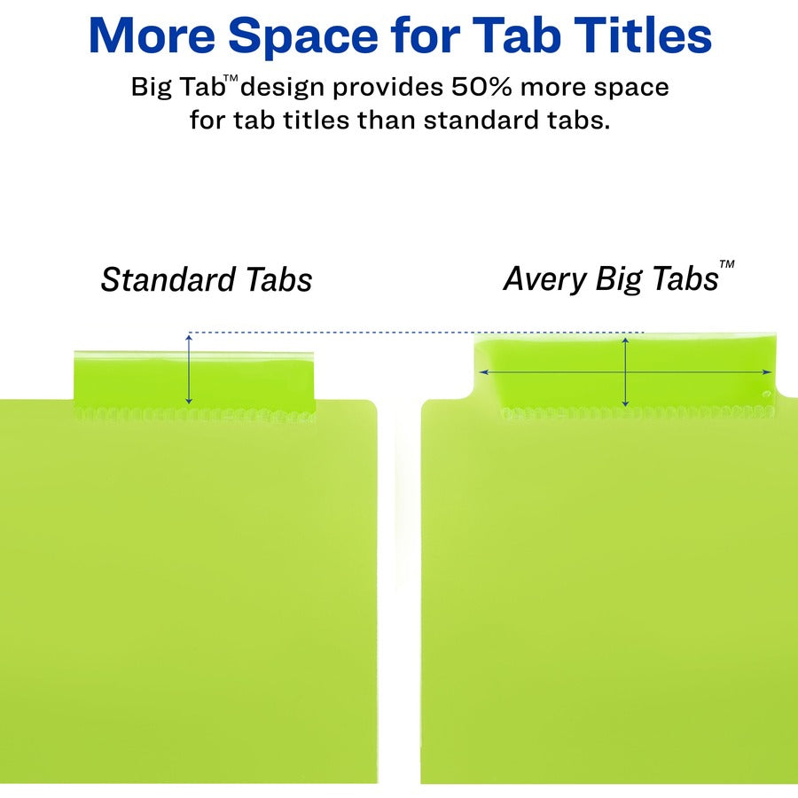 DIVIDER,INSERT,5TAB,PLAS,MI