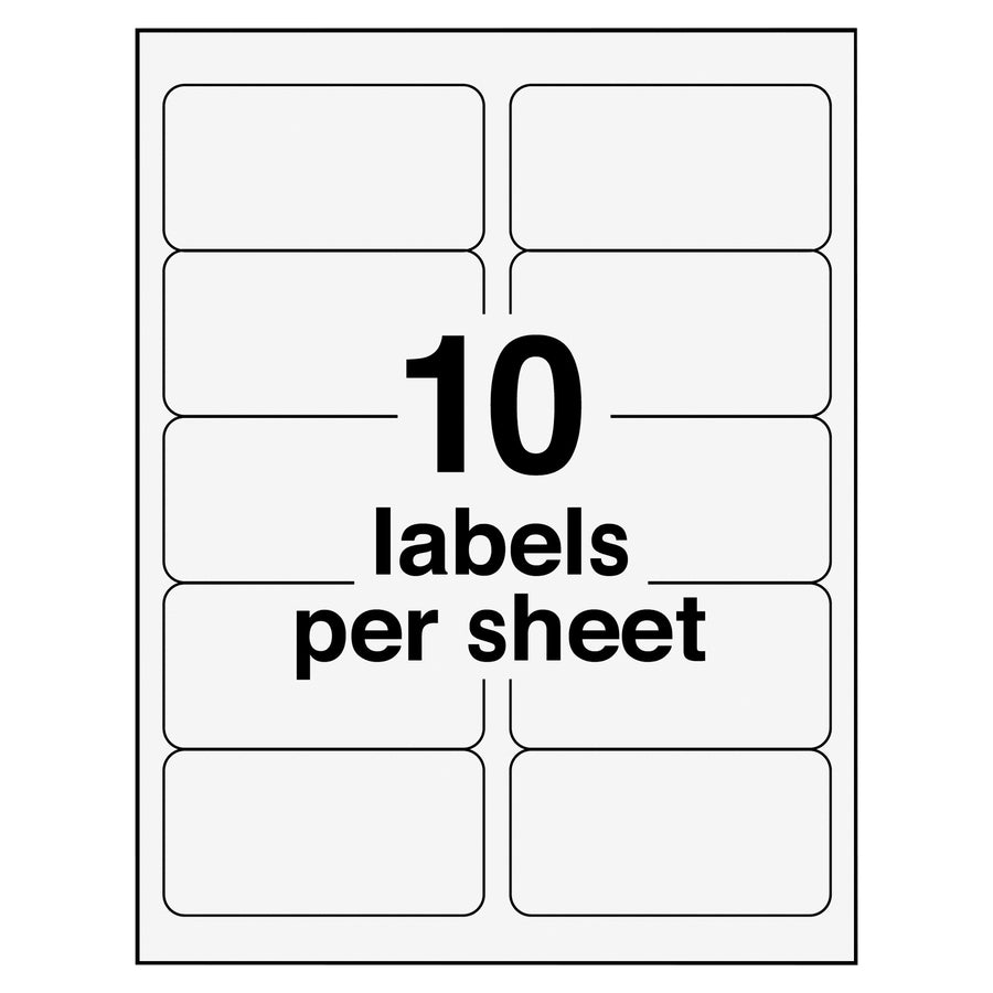 PRES-a-ply White Labels - 30603