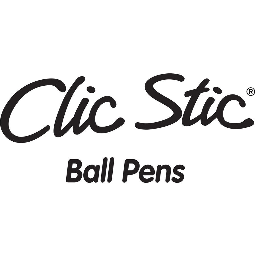 BIC Clic Stic Retractable Ballpoint Pens - CSM11-BK