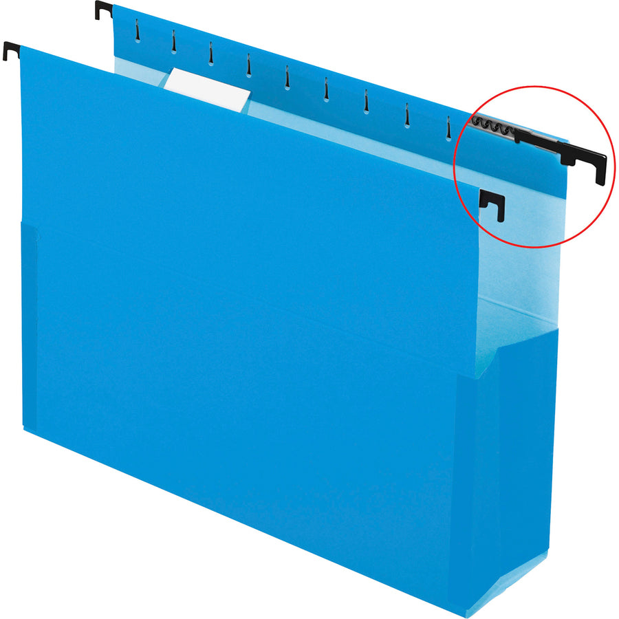 HANG BX FILE LTR 3"*BLUE*25/BX