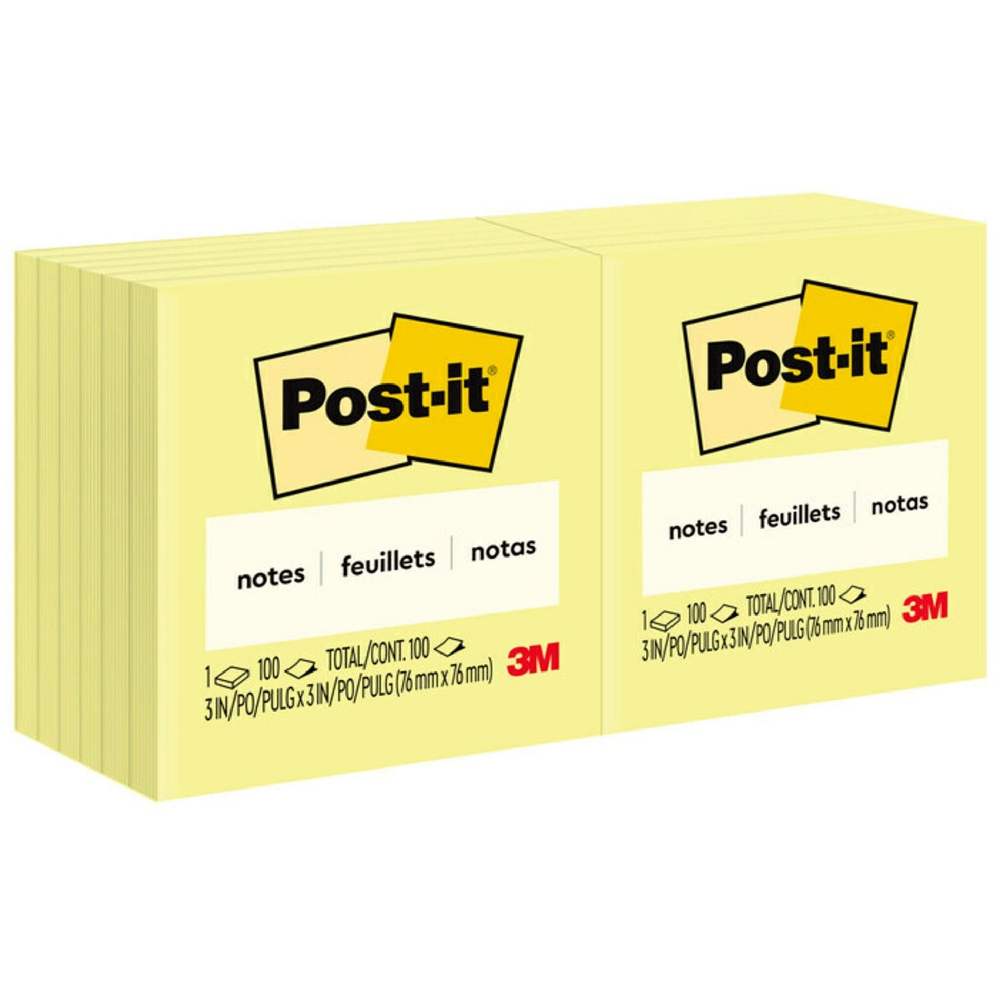 Post-it&reg; Notes Original Notepads